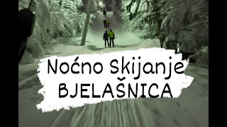 Nocno skijanje, Bjelasnica, 26. Januar 2021.