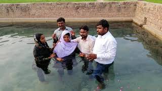 baptizing by Evangelist Sohail aslam.