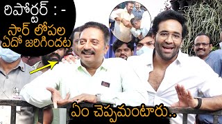 మళ్ళీ ఒకటి అయ్యారు గా: Manchu Vishnu And Prakash Raj FUNNY Conversation With Media Reporter | NB