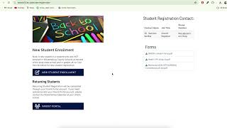Online Student Registration Tutorial