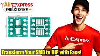 Must-Have SMD to DIP Adapter! Convert components with ease! | IC Test Plate Review