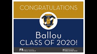 DCPS Class of 2020 Graduation - Ballou High School