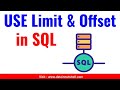 Limit and Offset in SQL
