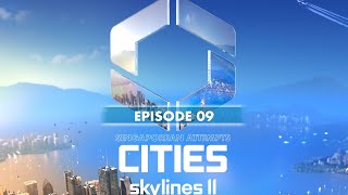 CITY SKYLINES EFFICIENT TOWN Ep 9 -  Game CRASHES !  Adding a fourth town and self dependencies