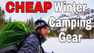 Cheap Winter Backpacking and Cheap Winter Camping Gear Essentials