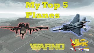 Top 5 BEST Planes in WARNO