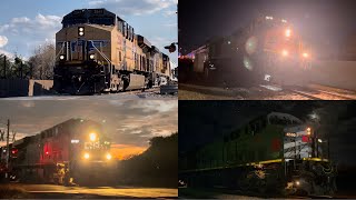 7 Trains around Laredo TX ft KCSM 4500