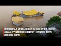 Houseboat restaurant in Malaysia swept away by strong current, owner faces RM800k loss