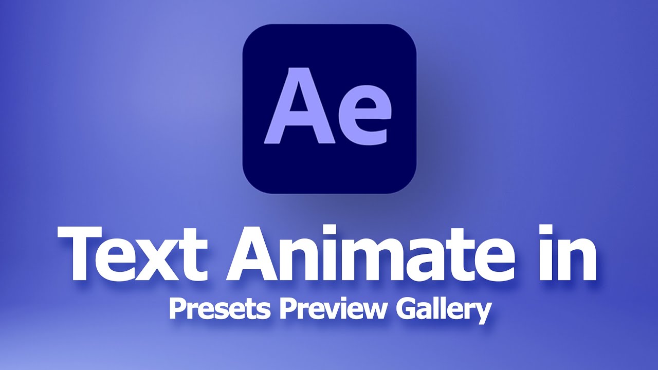 After Effects Text Animation Presets Preview Gallery And Examples ...