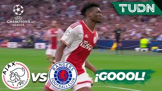 ¡QUÉ GOLAZO! Kudus firma la goleada | Ajax 3-0 Rangers | UEFA Champions League 22/23-J1 | TUDN