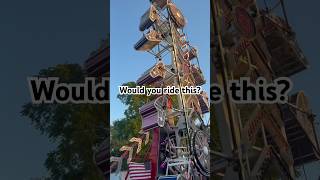 Would you ride this? #viral #funny #share #shorts #carnival #rollercoaster #fypシ゚viral #trending