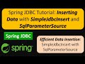 Spring JDBC Tutorial: Inserting Data with SimpleJdbcInsert and SqlParameterSource