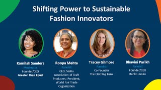Shifting Power to Sustainable Fashion Innovators Catalyst 2030 Catalysing Change Week 2022