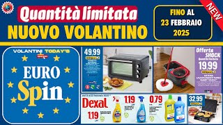 Volantino Eurospin entro il 23 Febbraio 📅 Pulizia, Elettrodomestici e Cura Animali! 🟩⬜️🟥 #anteprima