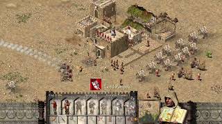 Stronghold Crusader Mission 46  Nightmare ( vs Richard, Rat, Snake, Saladin, Sultan, Pig )