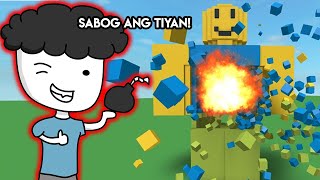 PINASABOG KO ANG ROBLOX || DESTRUCTION SIMULATOR