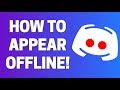 How To Appear Offline On Discord (Custom Status!)