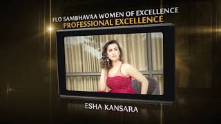 FLO Ahmedabad Chapter Sambhavaa award 2018 for Professional Excellence Ms. Esha Kansara