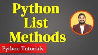 Python List Methods | Python Tutorials for Beginners (Hindi)