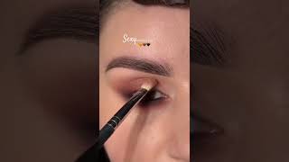 How to do smokey eyemakeup!🖤🤎 #shorts #eyemakeup #makeup #trending #shortvideo #youtubeshorts #video