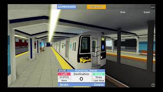 Roblox subway train simulator new r110b door chimes  60 subscribers special