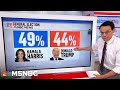 Harris leading Trump 5 points in national poll: Kornacki