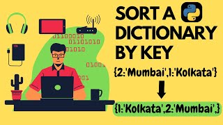 How to sort a dictionary in python by key #python #pythontutorial