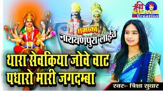 Padharo Mari Jagdamba|Trisha Suthar |माँ जगदंबा भजन | bhajan