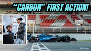 Carlos Sainz and Alex Albon Testing Their Newest Williams car ahead of Barcelona Test