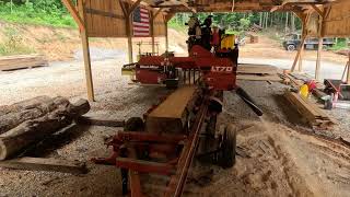 Woodmizer LT70 Super cutting up some pine.