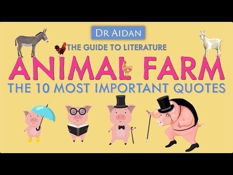 What are some quotes from Napoleon in Animal Farm?