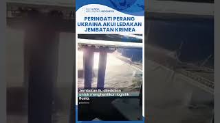 Peringati 500 Hari Perang, Ukraina Akui Jadi Dalang di Balik Ledakan yang Hancurkan Jembatan Krimea