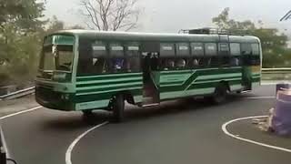 KSRTC Excellent drive in turning