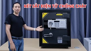 💲Két sắt điện tử chống cháy Nhật Bản TOKYO TKO53E gia đình