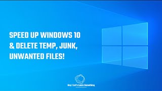 Windows 10 tutorial - How to optimize windows for performance & speed up | Disk cleanup | 2022