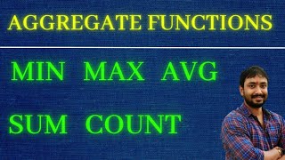 Aggregate function || SQL Tutorial for Beginners in Hindi
