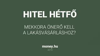 Hitel Hétfő 8. rész - Mekkora önerő kell a lakásvásárláshoz?