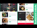 Full Responsive Restaurant/Food Website With HTML, CSS & Javascript From Scratch Step By Step