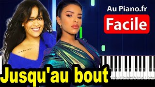 Amel Bent ft. Imen Es - Jusqu'au bout Piano Cover Instrumental Karaoké Paroles
