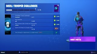 New quotSKULL RANGERquot amp quotSKULL TROOPERquot Gameplay Skull Trooper Challenges Fortnite Skull Squad Gear