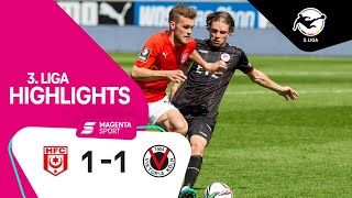 Hallescher FC - FC Viktoria Köln | Highlights 3. Liga 21/22
