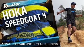 REVIEW JUJUR SEPATU TRAIL RUNNING HOKA SPEEDGOAT 4 | TERBAIK UNTUK TRAIL RUNNING