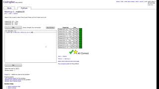 Codingbat Python - Warmup 1 - makes10