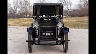 1920 Milburn Light Electric Model 27L Brougham - Road Test