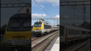 SNCB HLE 1350 + I11 in and out of Rixensart tunnel #shorts