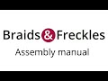 Braids & Freckles Magnetic Colorist Tray assembly manual