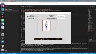 How to make a Photoshop using python?