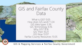 Introduction to GIS in Fairfax County