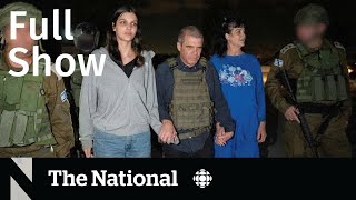 CBC News: The National | 2 hostages freed, Sask. pronoun law, Christine Sinclair retires