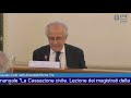 la cassazione civile. lezioni dei magistrati della corte suprema italiana